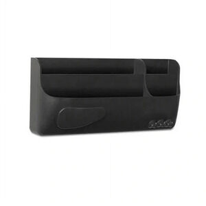 Magnetic smart board box organizer black 9” x 4”